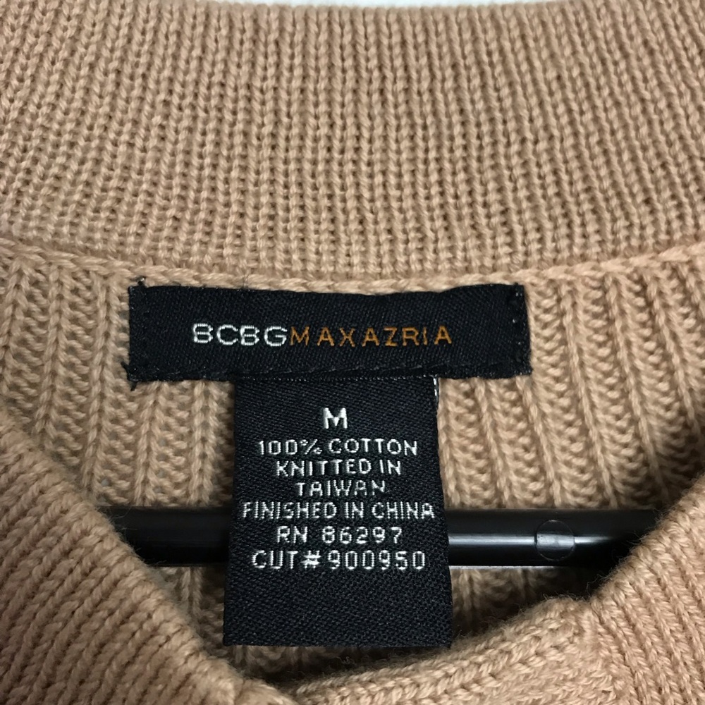 BCBG MaxAzria Knit Crop 3 Button Cardigan - Picture 6 of 7